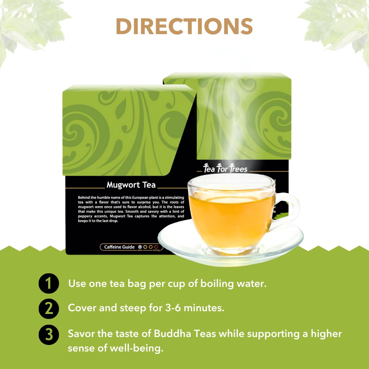 Buddha Teas Organic Dandelion Root Tea – 18 Bleach-Free Tea Bags – Caffeine-Free Tea with a Rich, Earthy Taste, Natural Source of Vitamins, Minerals, and Antioxidants, Kosher, GMO-Free