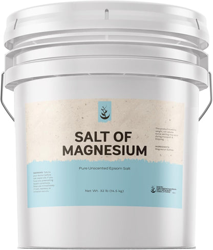 Pure Original Ingredients Epsom Salt Pure Magnesium Sulfate, Food Grade, Soaking Solution (1 Pound)