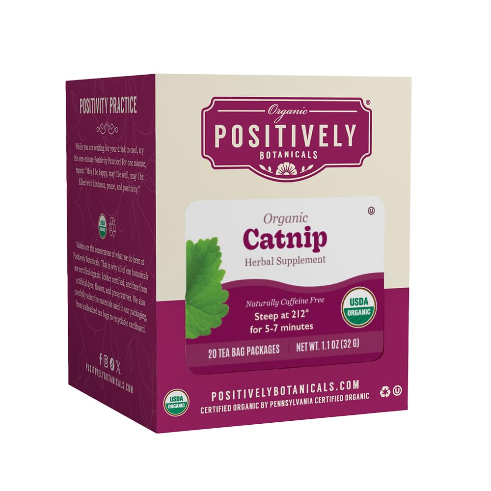 Organic Positively Botanicals Company, Anise Seed Herbal Tea Bags, 20 Count