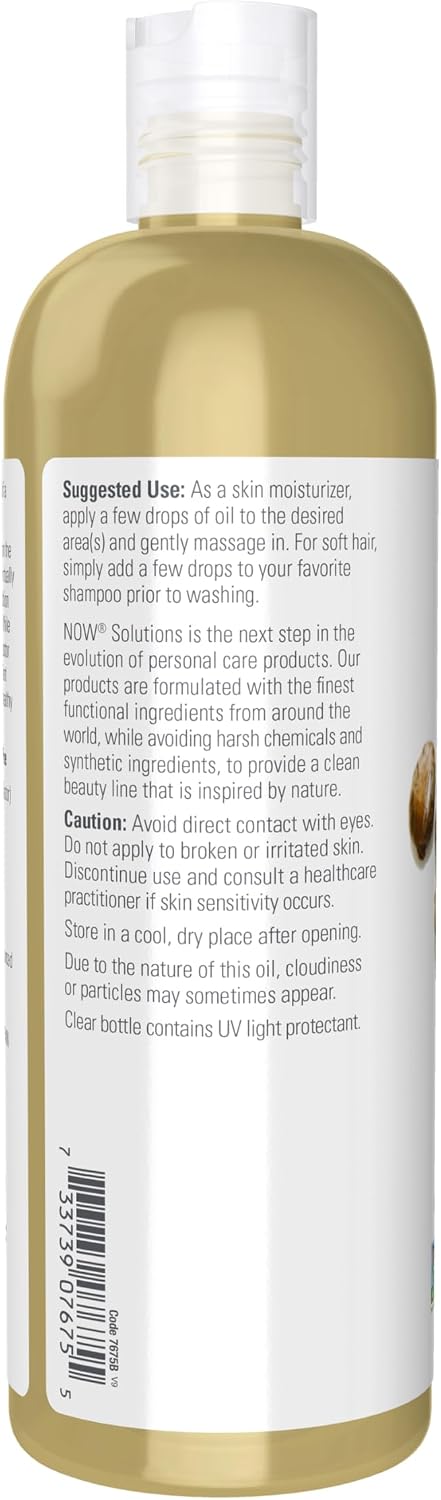 NOW Foods Solutions, Castor Oil, 100% Pure Versatile Skin Care, Multi-Purpose Skin Softener, 16-Ounce