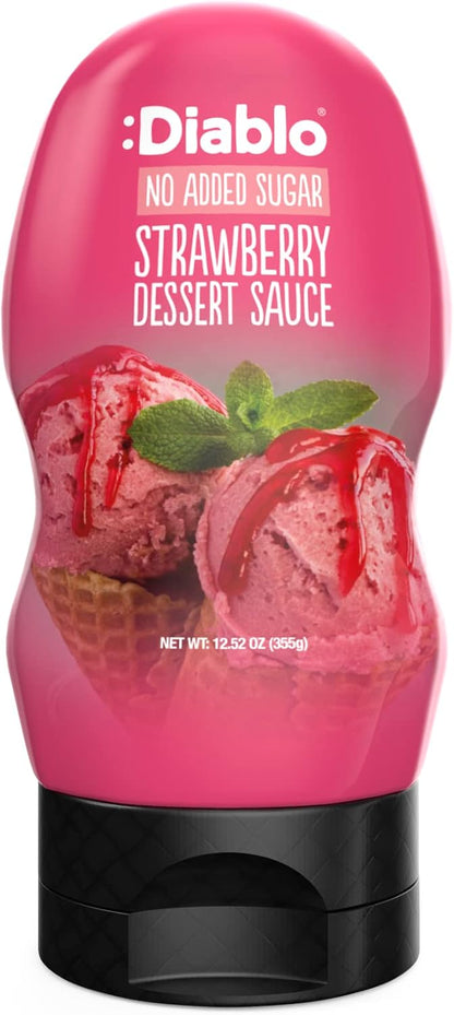 Diablo Dessert Sauce | No Added Sugar | Gluten Free | Diabetic Friendly | Hamper Available - Perfect for Gifting | 355g