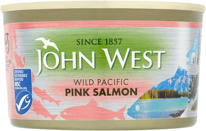 John West Wild Pacific Pink Salmon 213 g. High in Omeaga 3