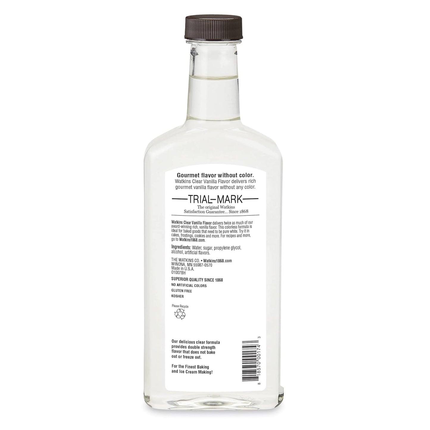 Watkins Organic Pure Vanilla Alcohol Free Flavoring, 2 Fl. Oz (Pack of 1)