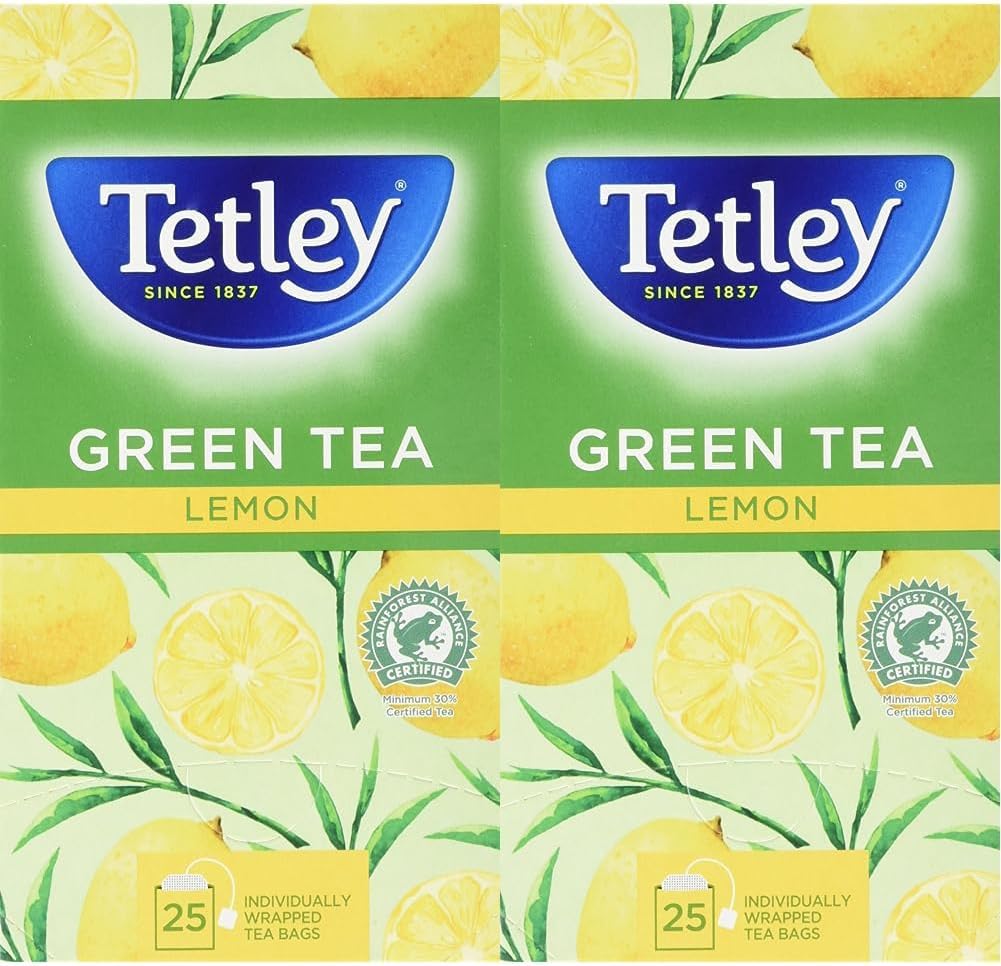 Tetley Super Green Matcha 20 Tea Bags Per Box (4 Boxes)