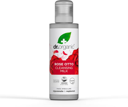 Dr Organic Rose Otto Cleansing Milk, 150 milliliters