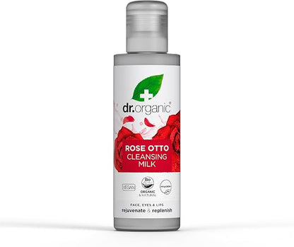 Dr Organic Rose Otto Cleansing Milk, 150 milliliters