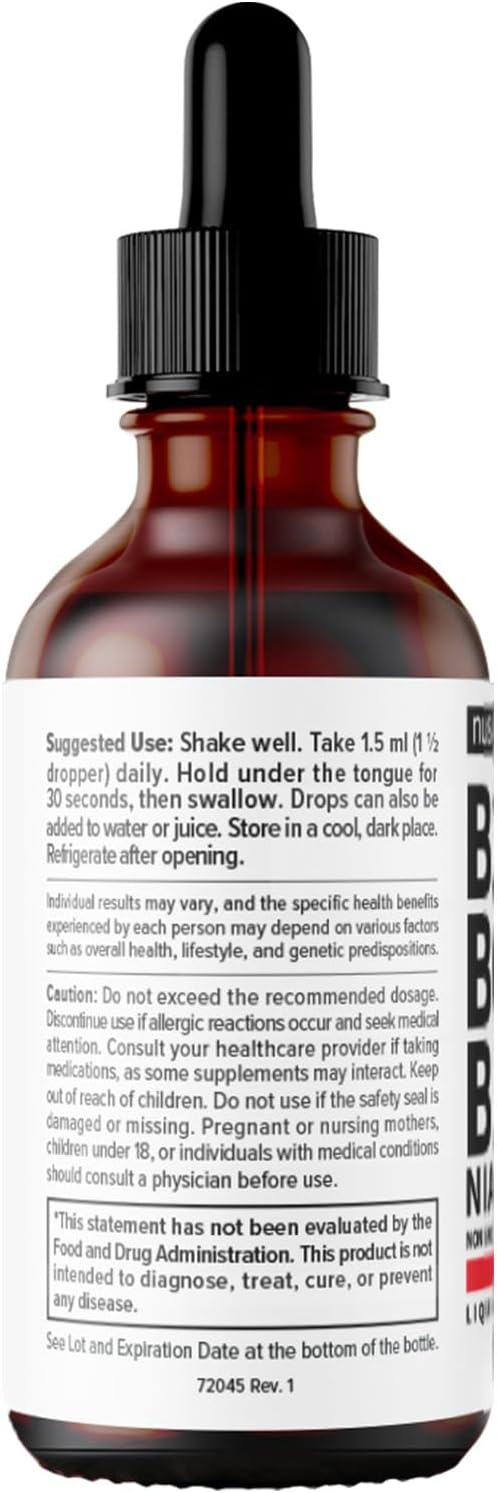 Vitamin B12 and B6 Liquid Drops, B12 Sublingual Vitamin B Complex - B 12 Vitamin 5000mcg - B12 Methylcobalamin for Energy, Brain, and Heart Support with 27,200 mcg, Raspberry, 40 Servings