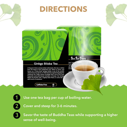 Buddha Teas - Chaga Tea - Organic Herbal Tea - For Cognitive Balance & Overall Health - With Chaga Mushroom, Antioxidants & B Vitamins - Caffeine Free - OU Kosher - 18 Tea Bags (Pack of 1)
