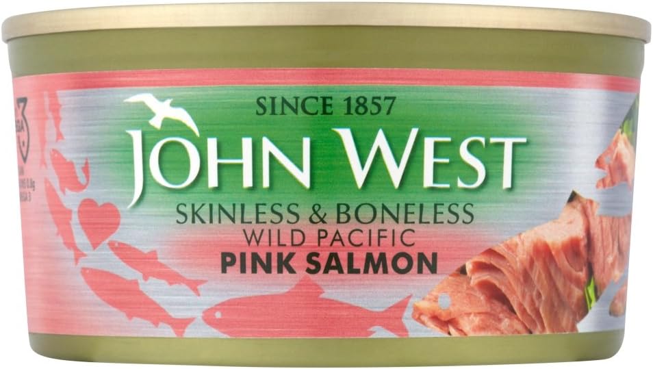 John West Wild Pacific Pink Salmon 213 g. High in Omeaga 3