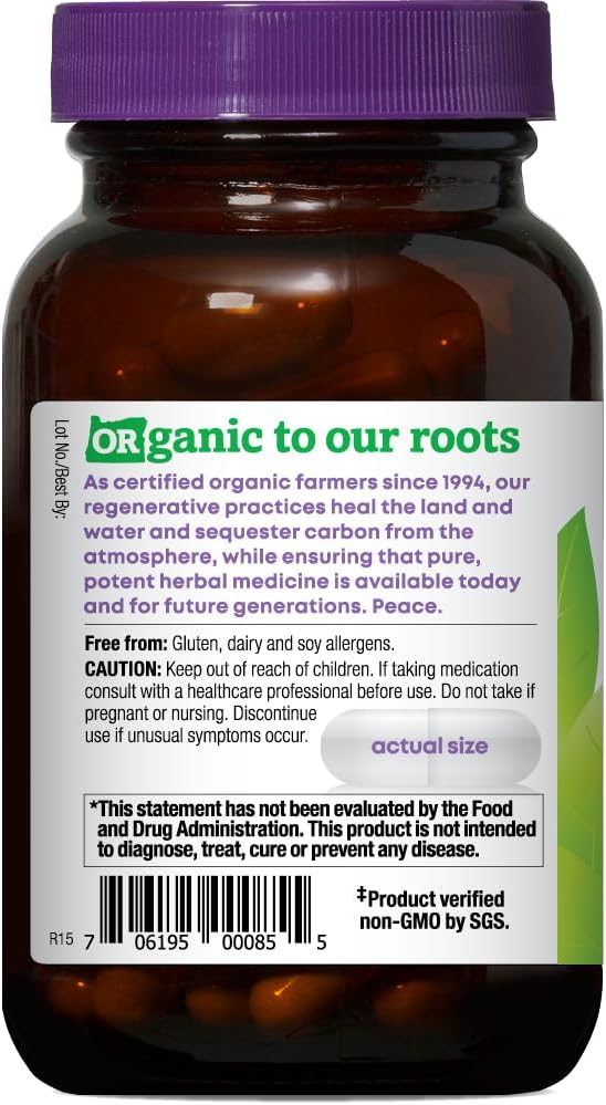 Oregon's Wild Harvest Milk Thistle Dandelion, Organic, 180 Count