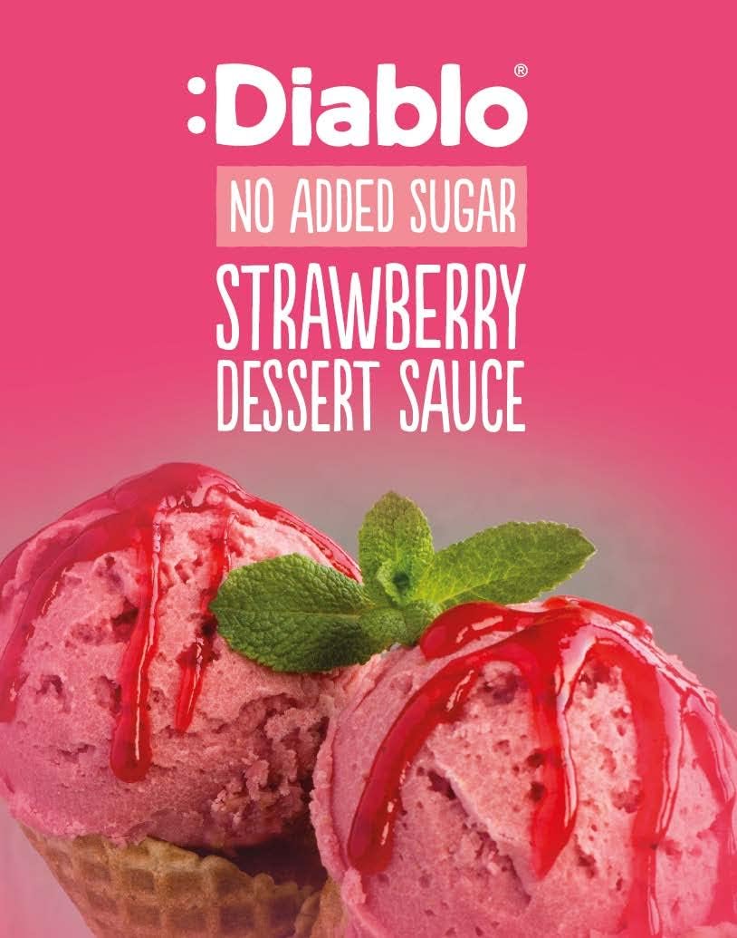 Diablo Dessert Sauce | No Added Sugar | Gluten Free | Diabetic Friendly | Hamper Available - Perfect for Gifting | 355g