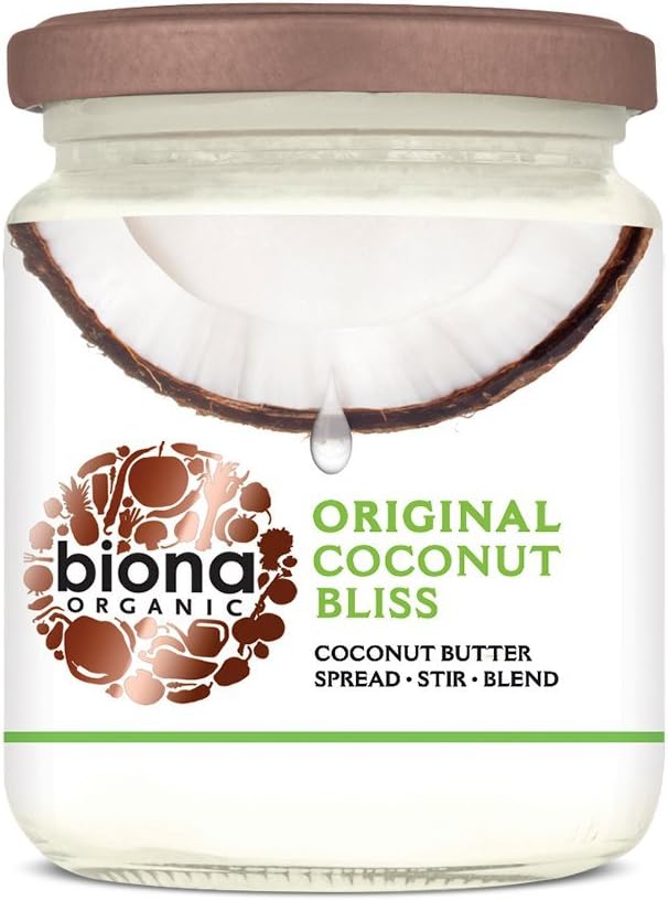 Biona Organic Coconut Bliss, 400g - 100% Organic Creamy Coconut Butter from Whole Coconuts - Source of Fibre - For Spreads, Butter Alternatives & Cooking - Dairy Free & Vegan