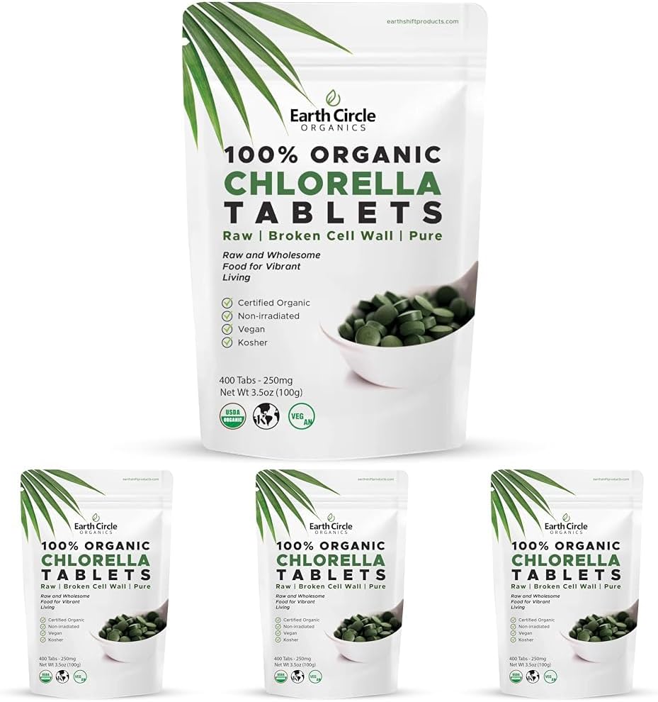 EARTH CIRCLE ORGANICS Earth Circle Organics Chlorella Tablets, Og1