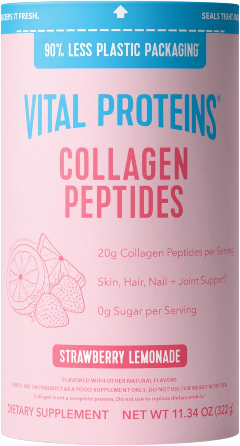 Vital Proteins Grass Fed Collagen Powder Supplement (Type I, III) for Skin Hair Nail Joint - Hydrolyzed Collagen, Grass Fed, Dairy and Gluten Free - Chocolate Flavor, 17.1 oz Canister