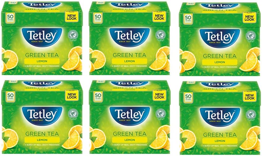 Tetley Super Green Matcha 20 Tea Bags Per Box (4 Boxes)