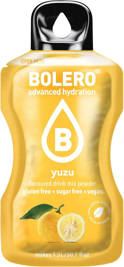 Bolero Advanced Hydration Sugar Free Instant Drink (YUZU) 9g x 1 sachets