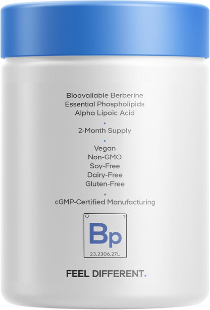 Codeage Berberine Phytosome, HCL, Alpha Lipoic Acid, 60 Capsules