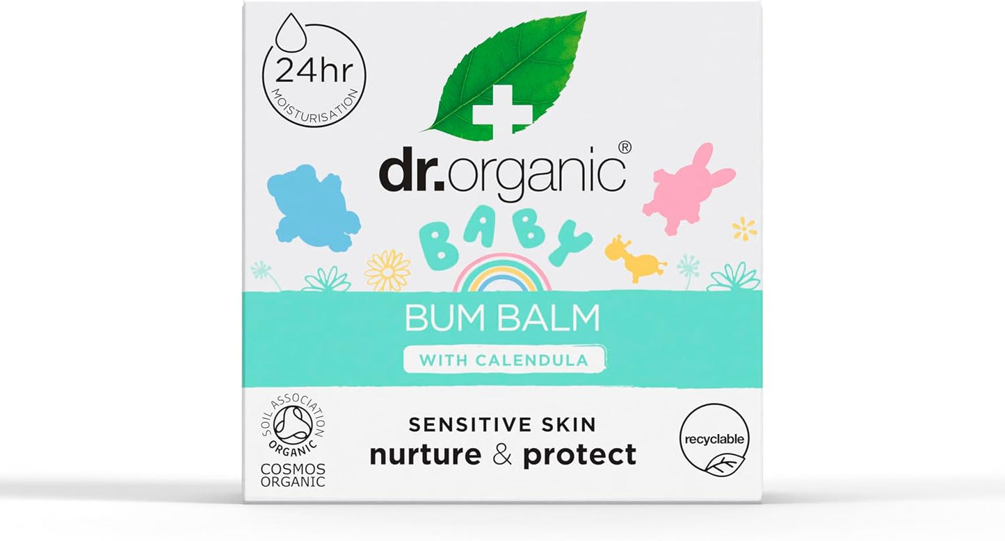 Dr Organic Baby Bum Balm with Calendula, 50ml