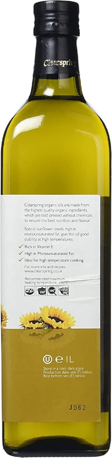 Clearspring Organic Sunflower Frying Oil (500 ml)