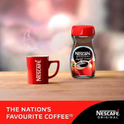 Nescafe Original Decaf Instant Coffee 200g, Rich Aroma, Full & Bold Flavour