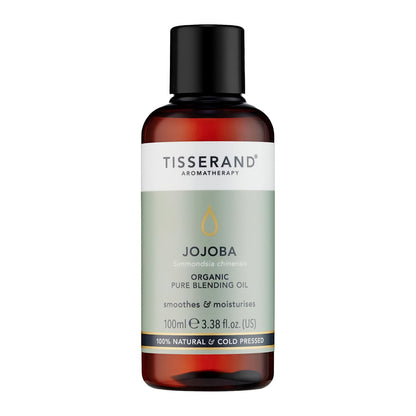 Tisserand Organic Pure Essential Oil - Moisturising and Softening - Facial and Body Massage - Rich in Antioxidants - Jojoba - 3.38 oz