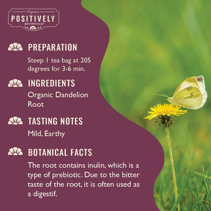 Organic Positively Botanicals Company, Anise Seed Herbal Tea Bags, 20 Count