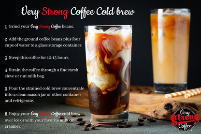 Very Strong Coffee Whole Coffee Beans - 500g 100% Robusta High Roast Twice the Caffeine Twice the Taste (Whole Beans, 500g)