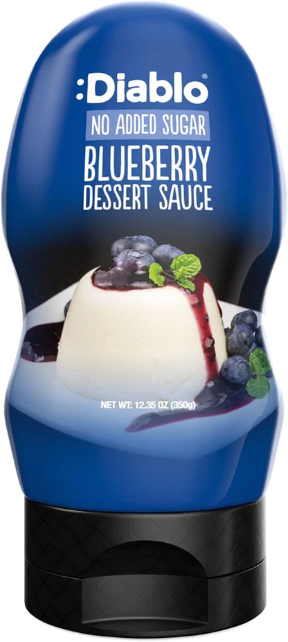 Diablo Dessert Sauce | No Added Sugar | Gluten Free | Diabetic Friendly | Hamper Available - Perfect for Gifting | 355g