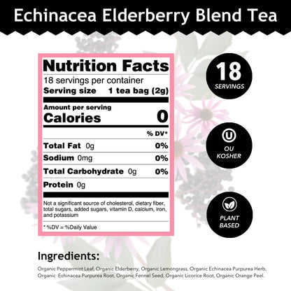 Buddha Teas - Chaga Tea - Organic Herbal Tea - For Cognitive Balance & Overall Health - With Chaga Mushroom, Antioxidants & B Vitamins - Caffeine Free - OU Kosher - 18 Tea Bags (Pack of 1)