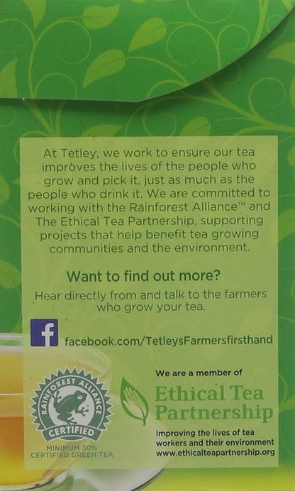 Tetley Super Green Matcha 20 Tea Bags Per Box (4 Boxes)