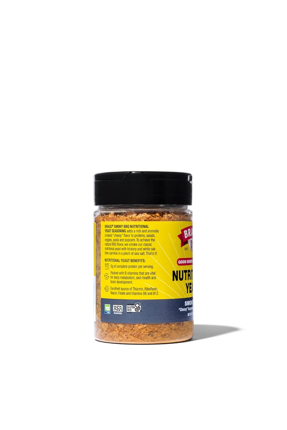 Bragg Premium Nutritional Yeast Seasoning - Vegan, Gluten Free – Good Source of Protein & Vitamins – Nutritious Savory Parmesan Cheese Substitute (Original, 12 Ounce (Pack of 1))