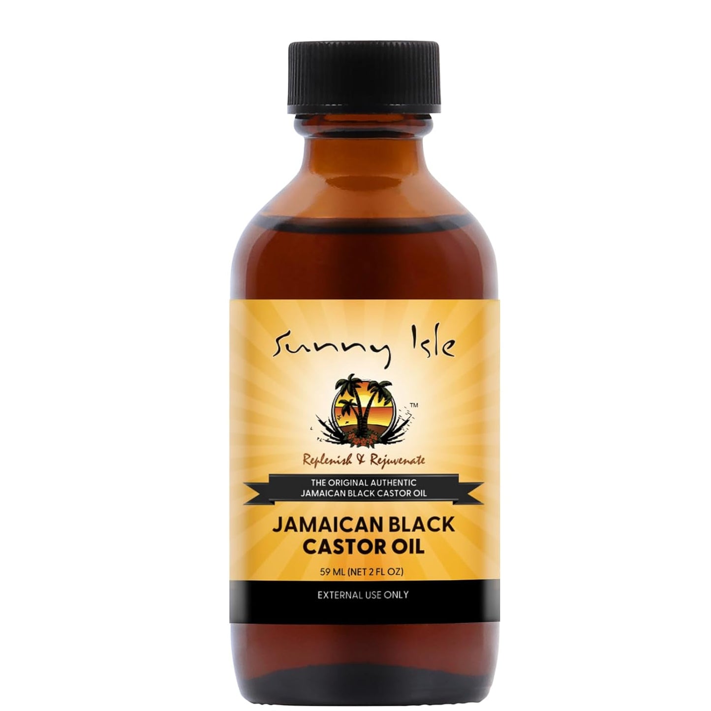 Sunny Isle Jamaican Black Castor Oil 4oz | 100% Natural for Hair, Scalp and Skin Care