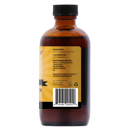 Sunny Isle Jamaican Black Castor Oil 4oz | 100% Natural for Hair, Scalp and Skin Care