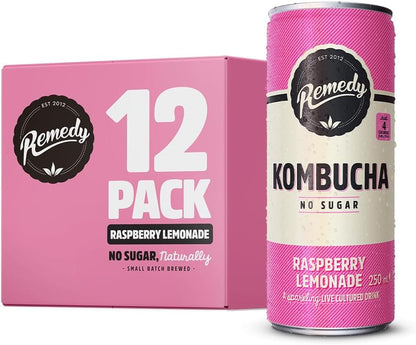 Remedy Kombucha - Raspberry Lemonade - 250ml