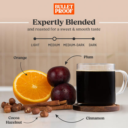 Bulletproof Original Medium Roast Ground Coffee, 12 oz