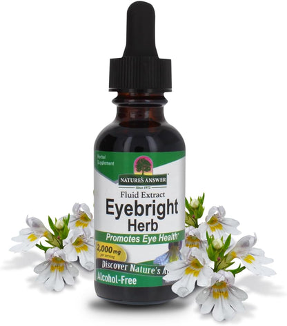 Nature's Answer Alcohol-Free Eyebright Herb, 1-Fluid Ounce