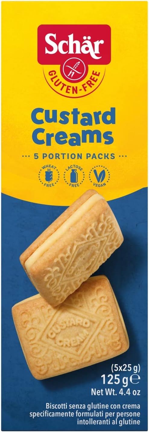 Schär Gluten Free Custard Creams, 125 g