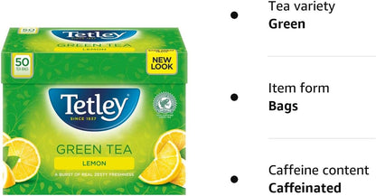 Tetley Super Green Matcha 20 Tea Bags Per Box (4 Boxes)