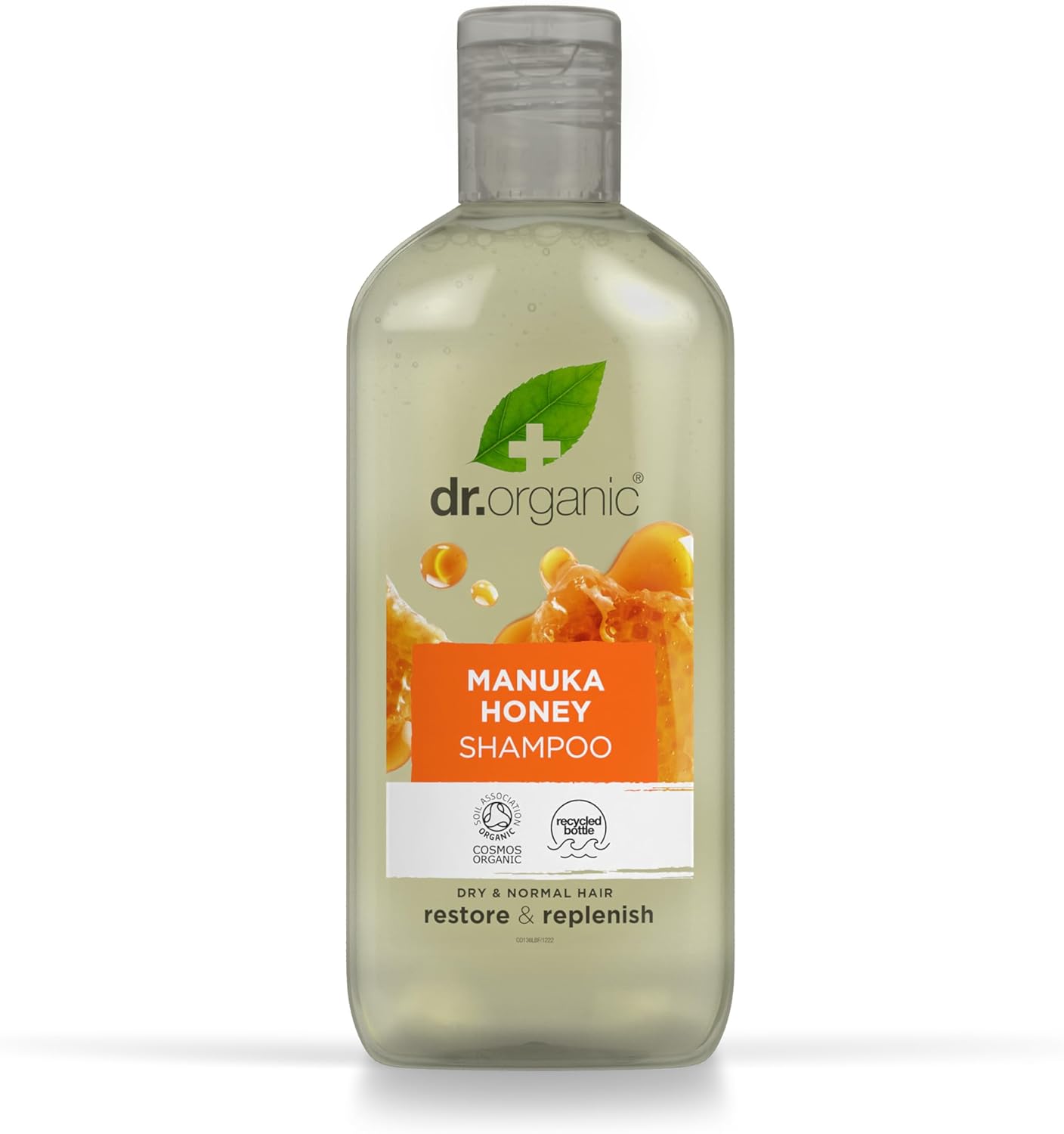 Dr Organic Aloe Vera Shampoo, Soothing, All Hair Types, Natural, Vegan, Cruelty-Free, Paraben & SLS-Free, Recyclable & Recycled Ocean Bound Plastic, Certified Organic, 265ml, Packaging may vary