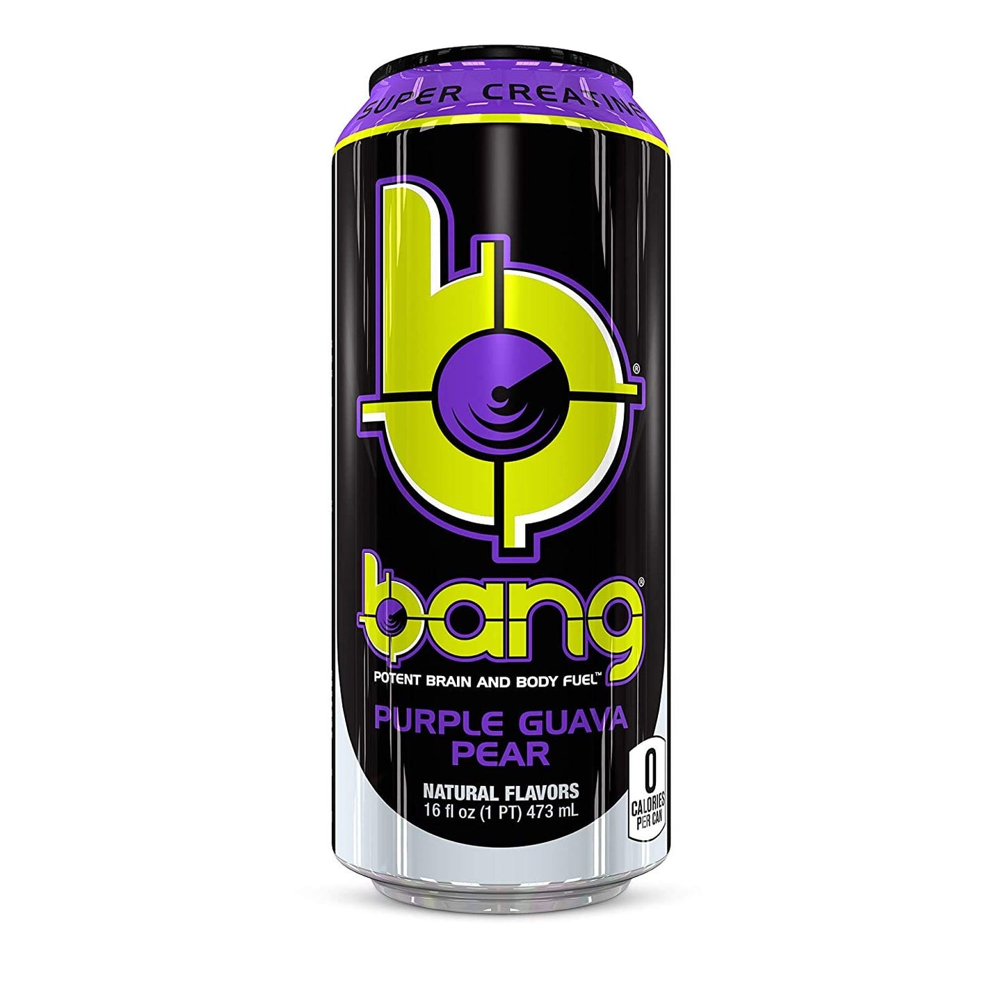 Bang Energy Nectarine Blueberry, Sugar-Free Energy Drink , 16-Ounce.