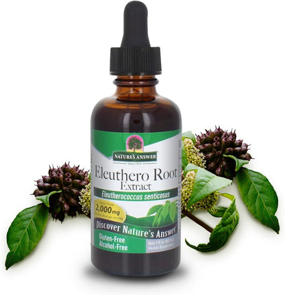Nature's Answer Alcohol-Free Eleuthero Root, 2-Fluid Ounces