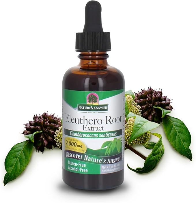 Nature's Answer Alcohol-Free Eleuthero Root, 2-Fluid Ounces