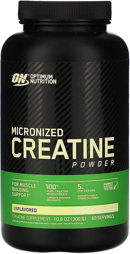 Micronized Creatine Powder, Unflavored, 10.6 oz (300 g)