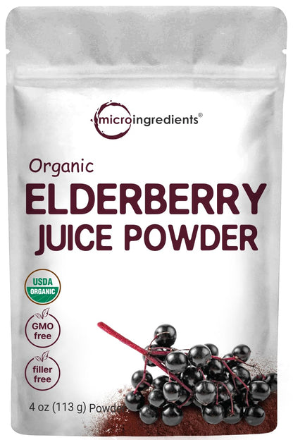 Organic Acerola Powder, 8oz | Natural Organic Vitamin C Superfood | No Sugar & Additives | Great Flavor for Drinks, Smoothie, & Beverages | Non-GMO & Vegan Friendly, Brazil Origin