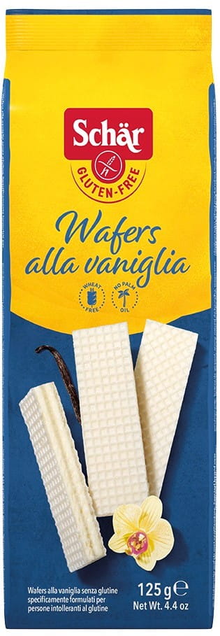 Waffles Vaniglia gluten-free vanilla waffles 125 g SCHÄR