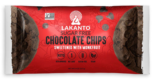 Lakanto Sugar Free Monkfruit Sweetened Chocolate Chips 8oz