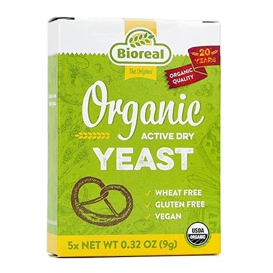 Bioreal Organic Active Yeast 5 sachets x9g