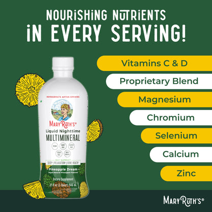 Liquid Nighttime Multimineral (Pineapple)