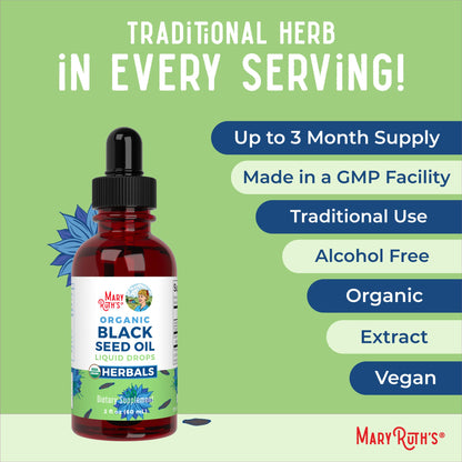 Organic Black Seed Oil Liquid Drops