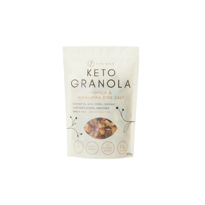 Vanilla & Himalayan Pink Salt Keto Granola